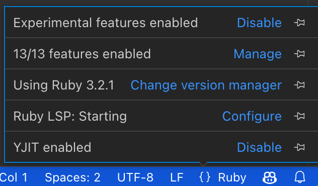 Ruby With Visual Studio Code