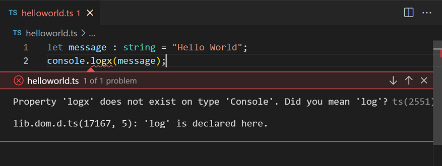 TypeScript Programming with Visual Studio Code