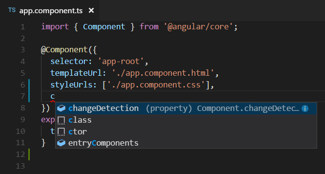 how to use visual studio code for angular 7