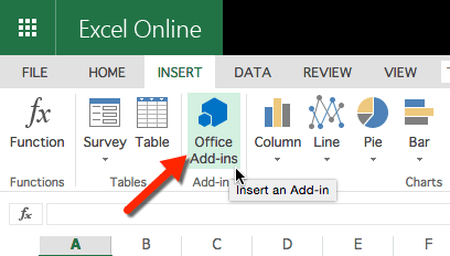 excel add ins not showing up