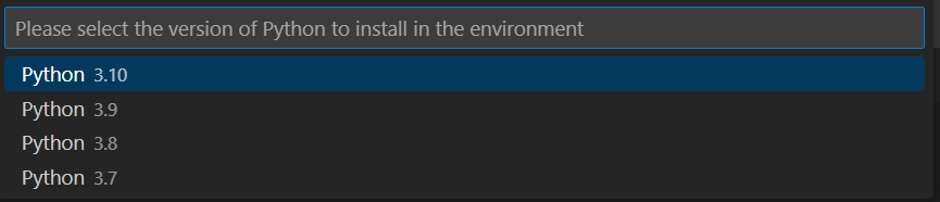 Using Python Environments in Visual Studio Code