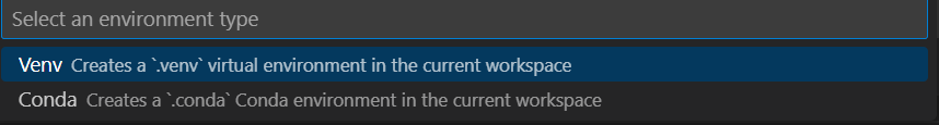 Using Python Environments In Visual Studio Code