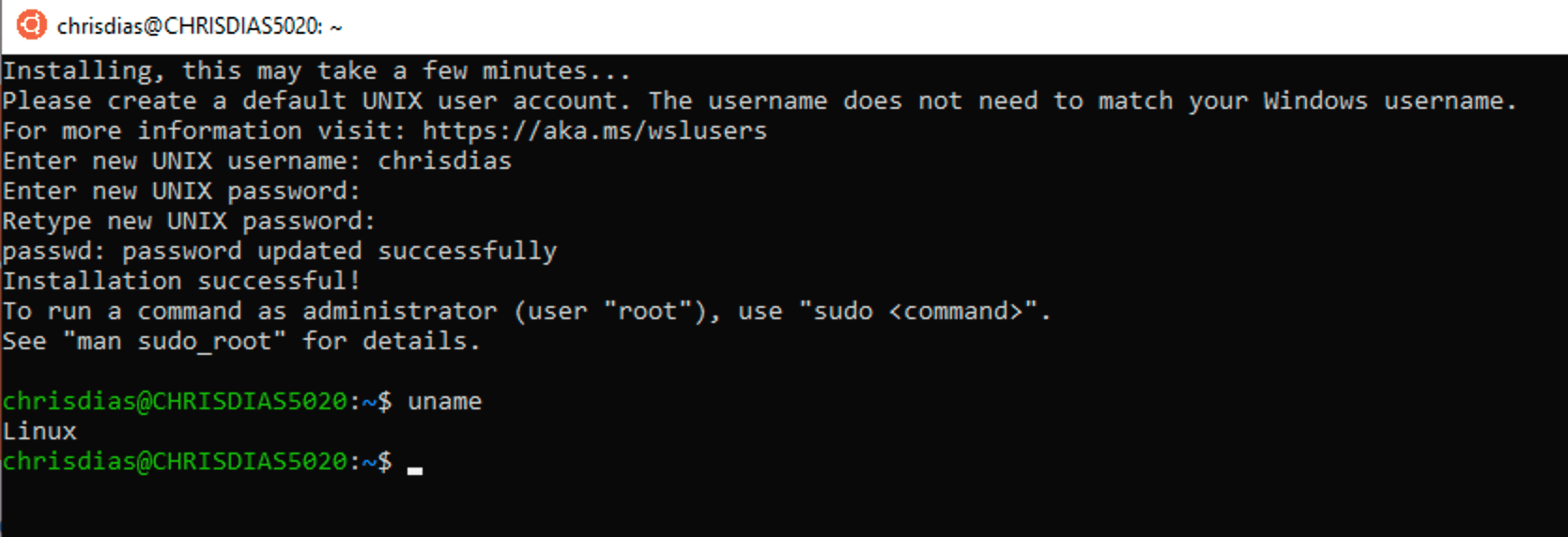 How to enable the Linux / Bash subsystem in Windows 10