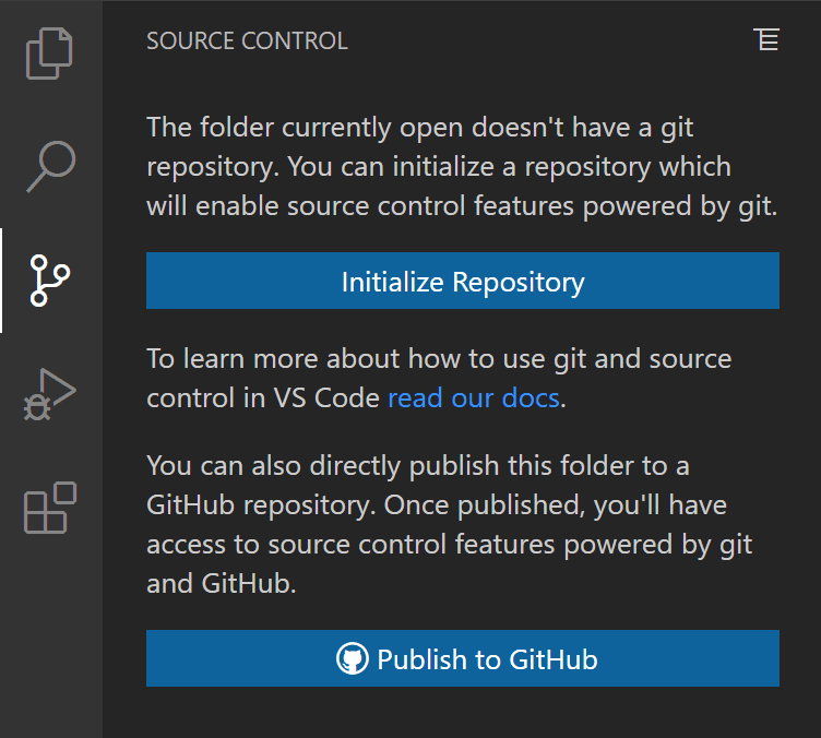 Git initialize repository