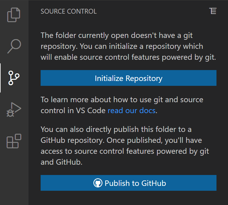 Source Control with Git in Visual Studio Code