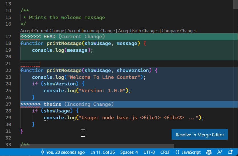 Source Control with Git in Visual Studio Code