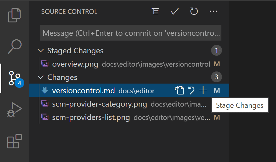 Как отключить source control visual studio code