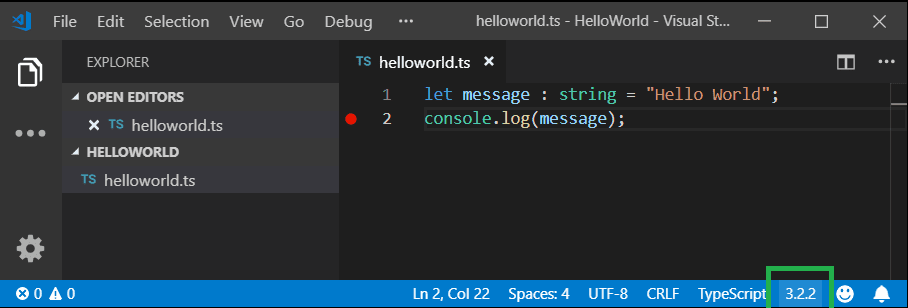 Typescript Compiling With Visual Studio Code