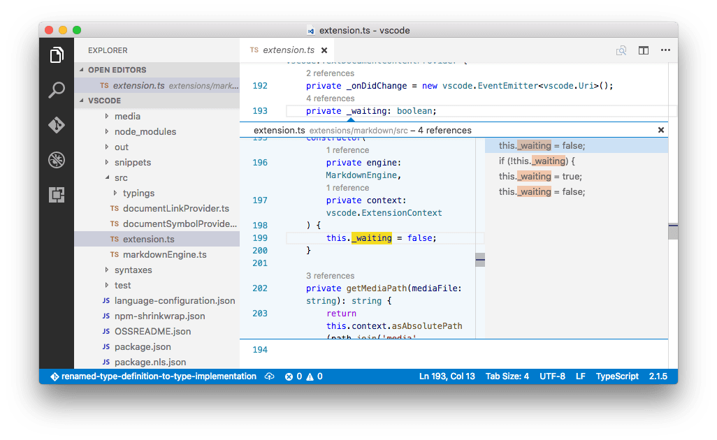 Typescript package. Эффективный TYPESCRIPT. TYPESCRIPT код. Codelens. Vscode TYPESCRIPT view Type plugin.