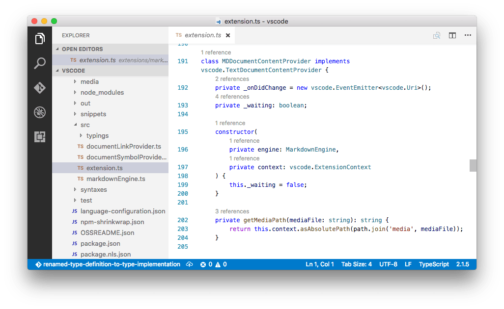 TypeScript Programming with Visual Studio Code