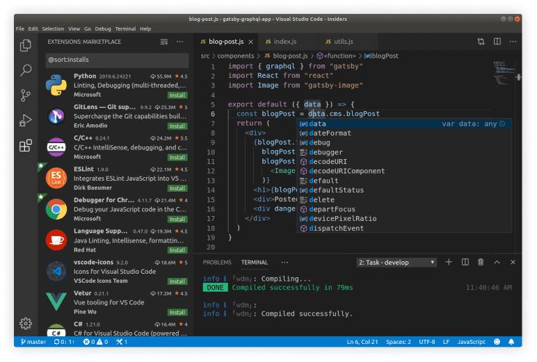 visual studio code in ubuntu