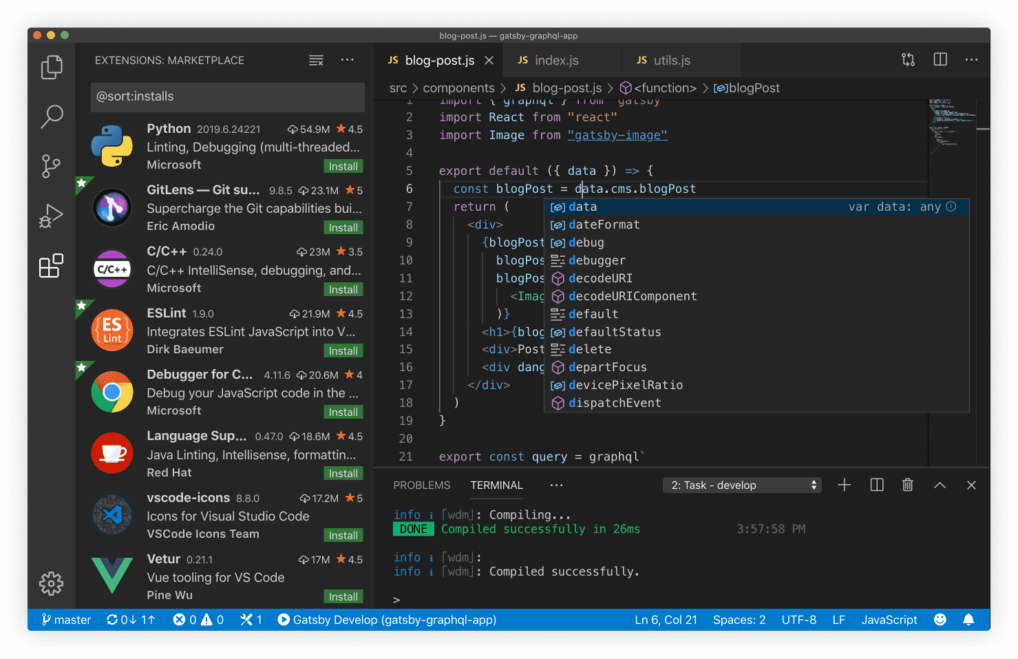 what-vscode-extensions-do-i-use