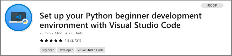 Set up Python lesson