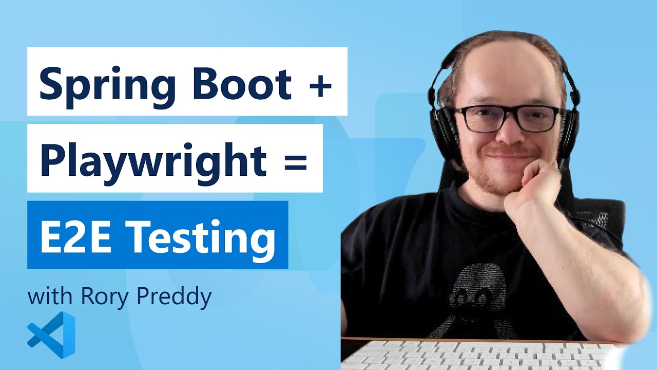 Watch End-to-End Testing for Spring Boot apps with Playwright in VS Code on YouTube (opens in new tab).
