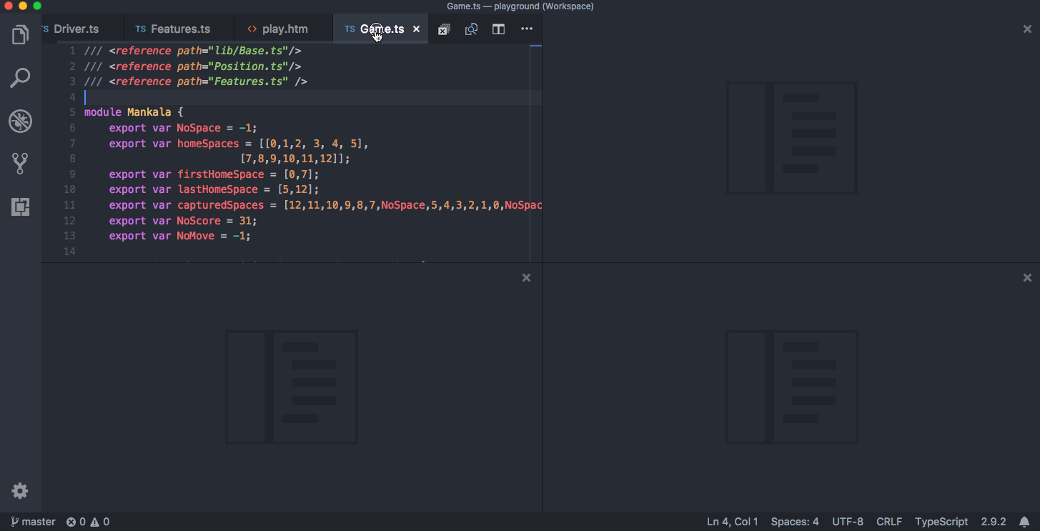 Grid Editor Layout