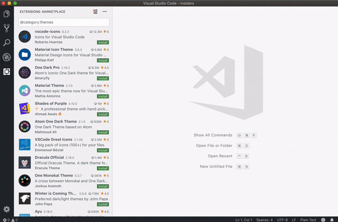 atom mac preview shortcut