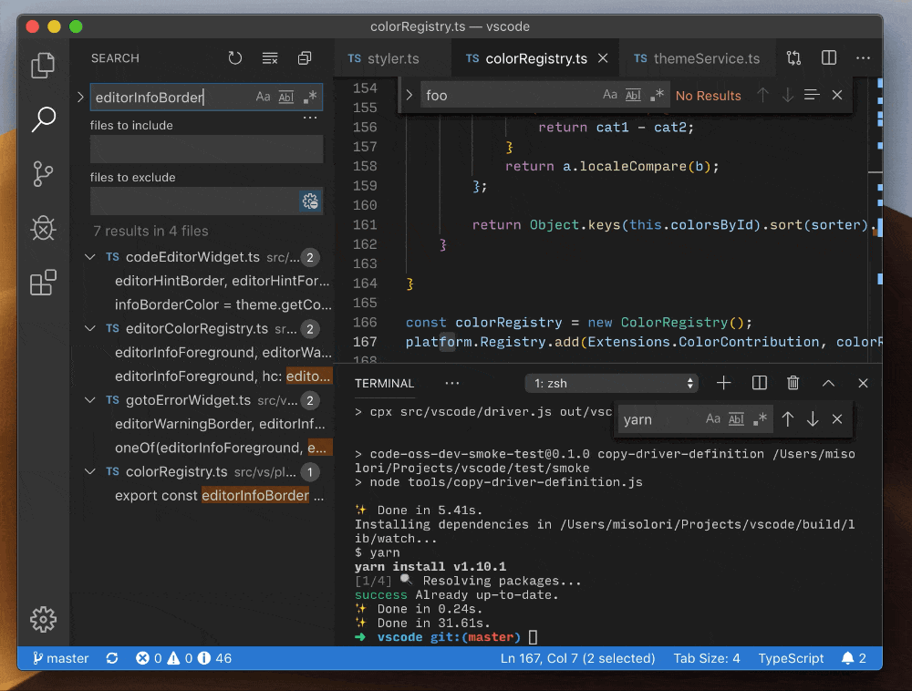 Visual Studio Code July 2019