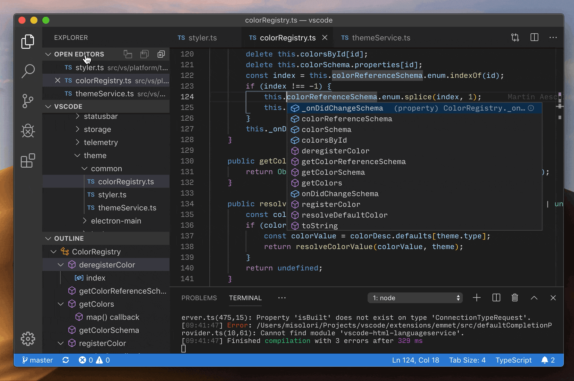 visual studio code vs community