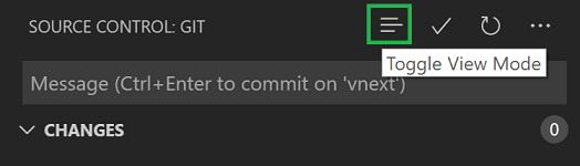 Source Control toggle view mode button
