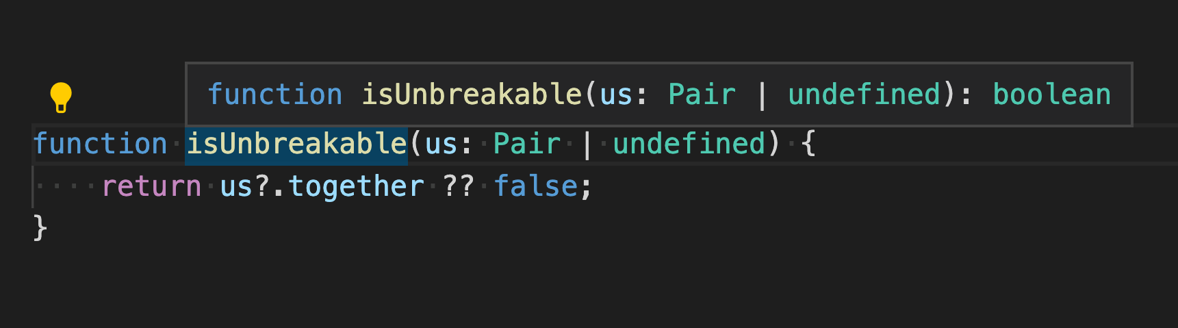 Optional chaining and nullish coalescing