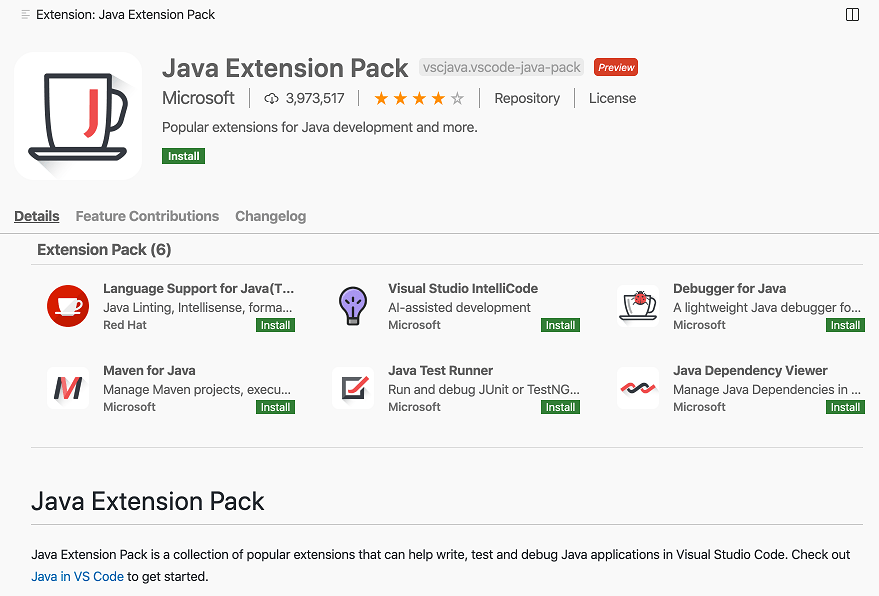 download visual studio code extension pack liveshare