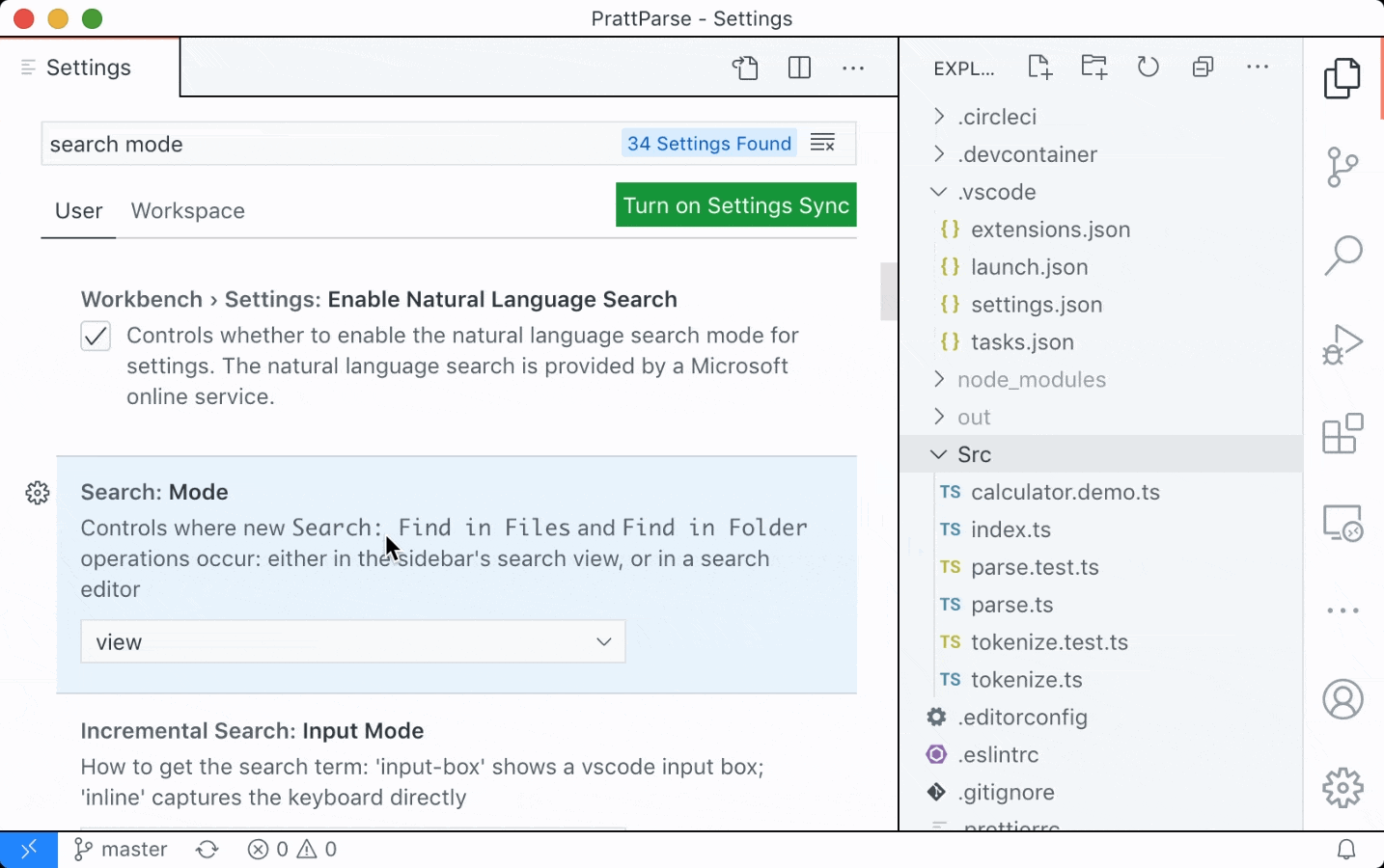 visual arm emulator save settings