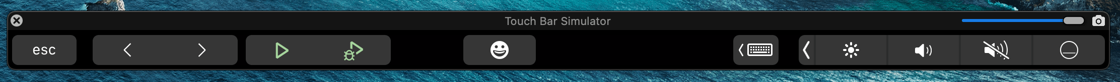 macOS Touch Bar icons