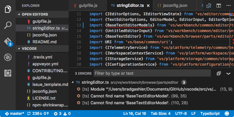 visual studio code icons not showing