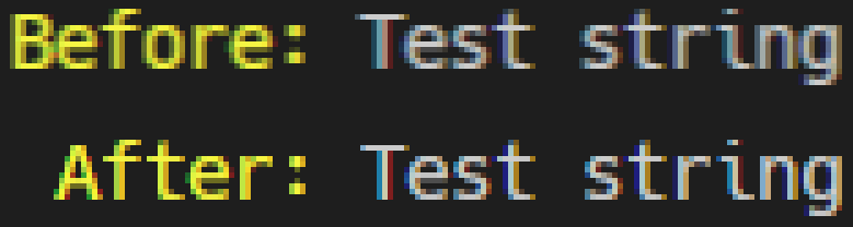 Text is now more crisp as canvas is no longer stretched, which caused anti-aliasing to look poorly