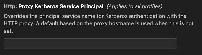 Kerberos Service Principal setting