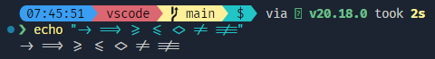 Fonts that support ligatures like ->, ==>, and so on will now visually look like single characters