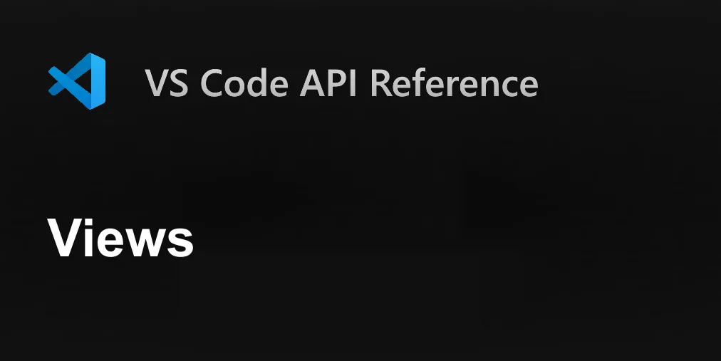 Views | Visual Studio Code Extension API
