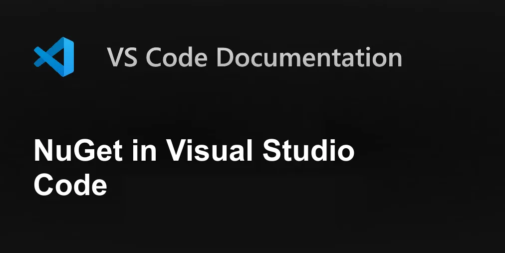 NuGet in Visual Studio Code