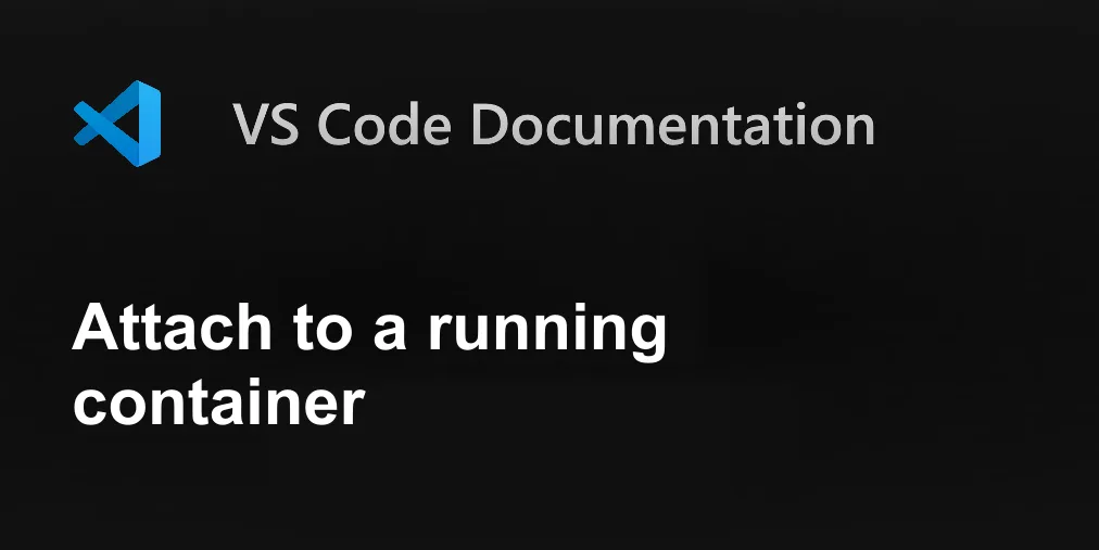 Attach to a running container