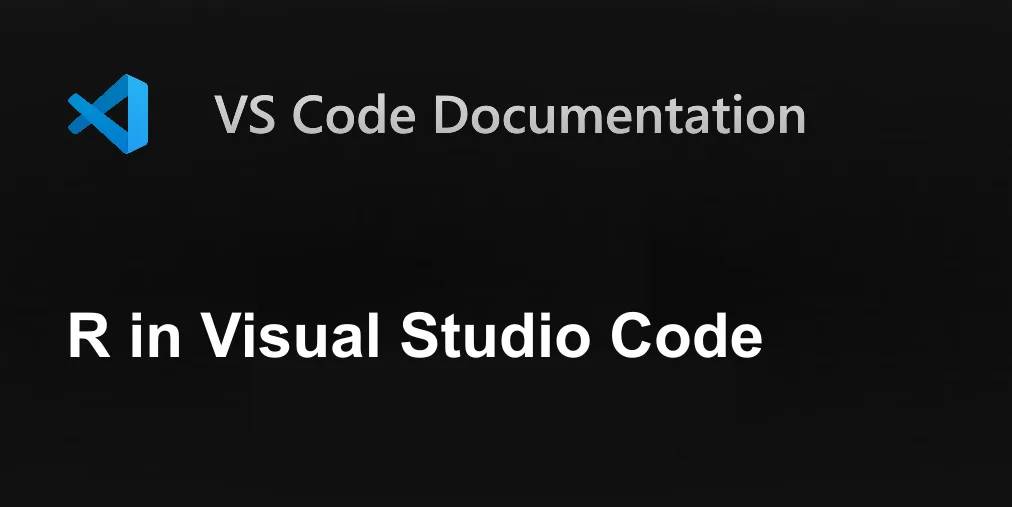 R in Visual Studio Code